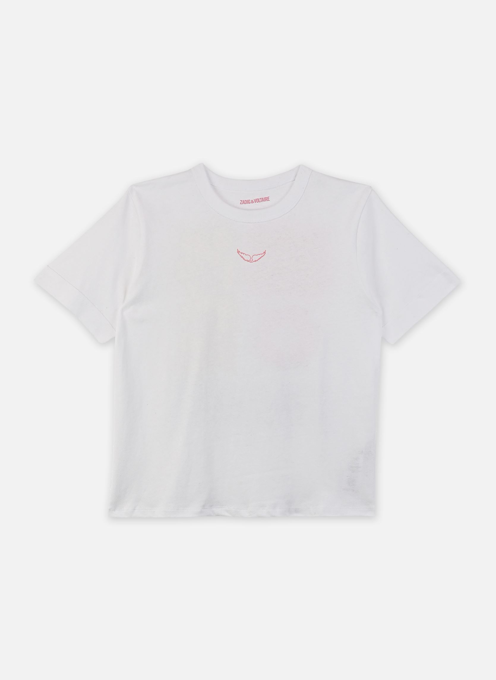 Kurzarm-T-Shirts X60534 mädchen weiß Zadig & Voltaire Kurzarm-T-Shirts X60534 mädchen weiß Blanc