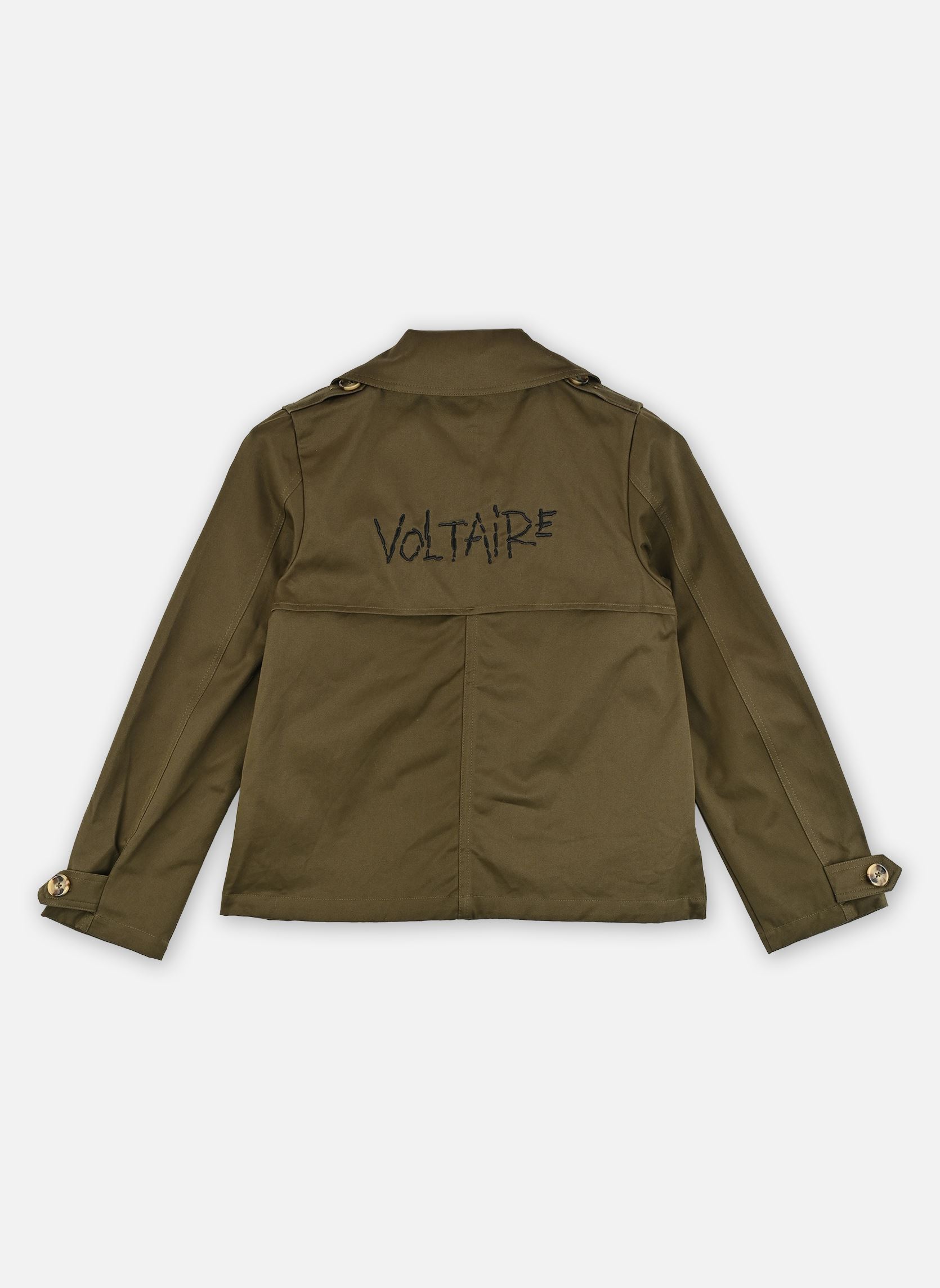 Trenchcoats X60572 mädchen grün Zadig & Voltaire Trenchcoats X60572 mädchen grün Olive night