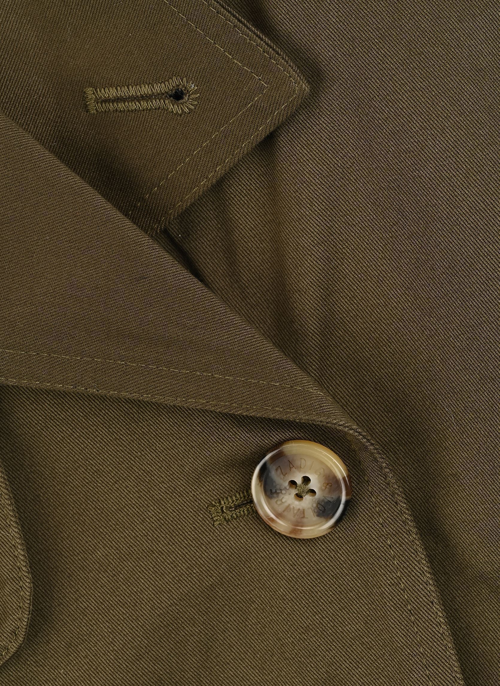 Trenchcoats X60572 mädchen grün Zadig & Voltaire Trenchcoats X60572 mädchen grün Olive night