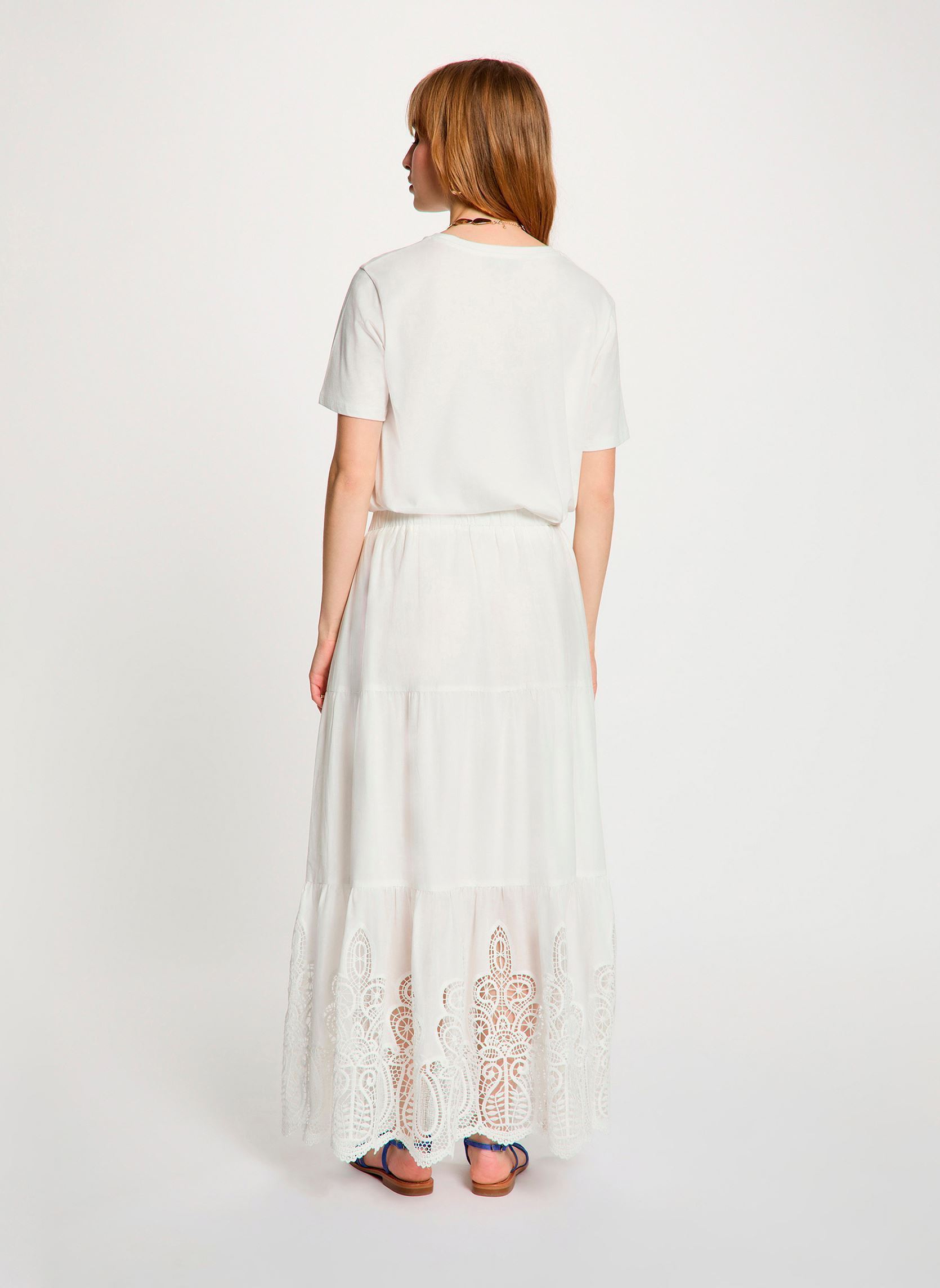 T-Shirts 261-DSOLEIL damen weiß Morgan T-Shirts 261-DSOLEIL damen weiß OFF WHITE M