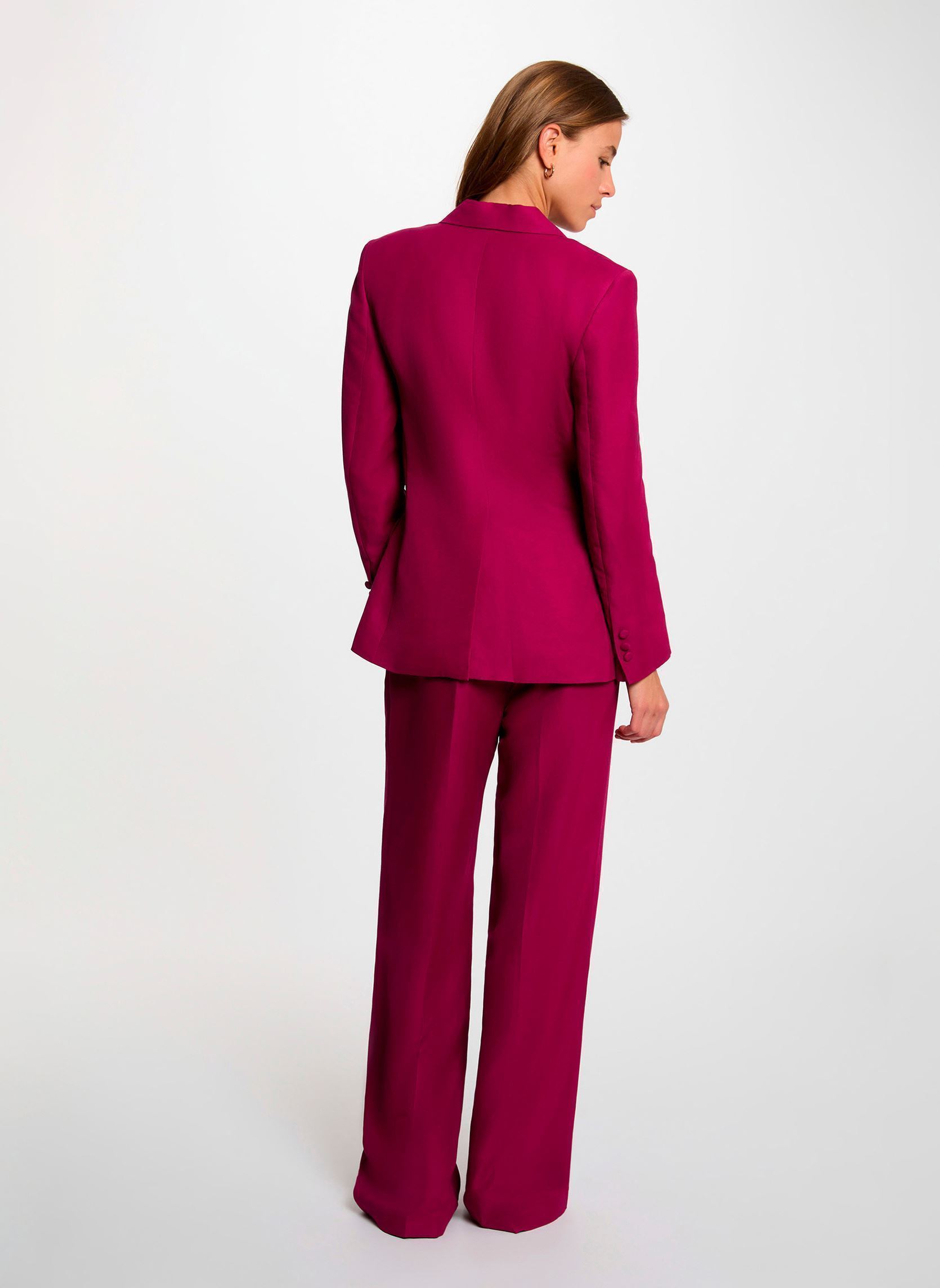 Pantalons droit 261-PCAPI.F femme violet Morgan Pantalons droit 261-PCAPI.F femme violet MYRTILLE M