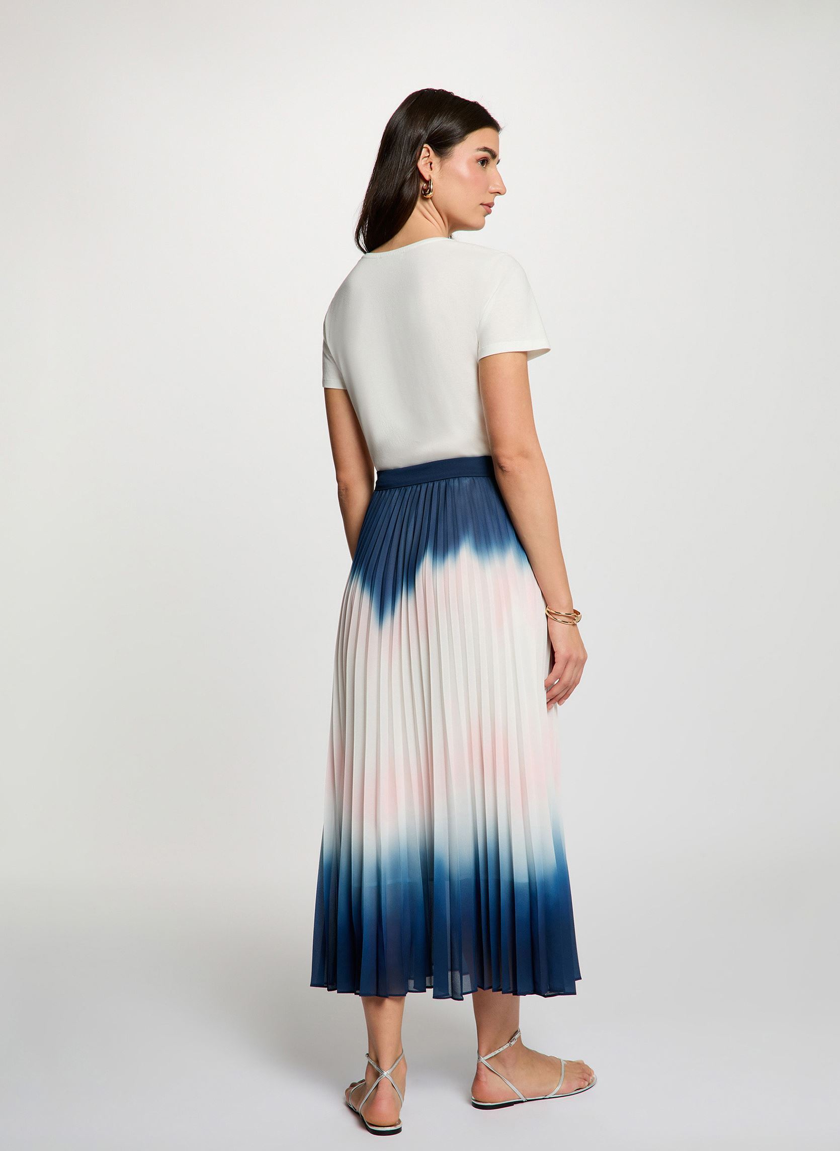 Jupes mi-longues 261-JSOAN femme multicolore Morgan Jupes mi-longues 261-JSOAN femme multicolore MULTICO