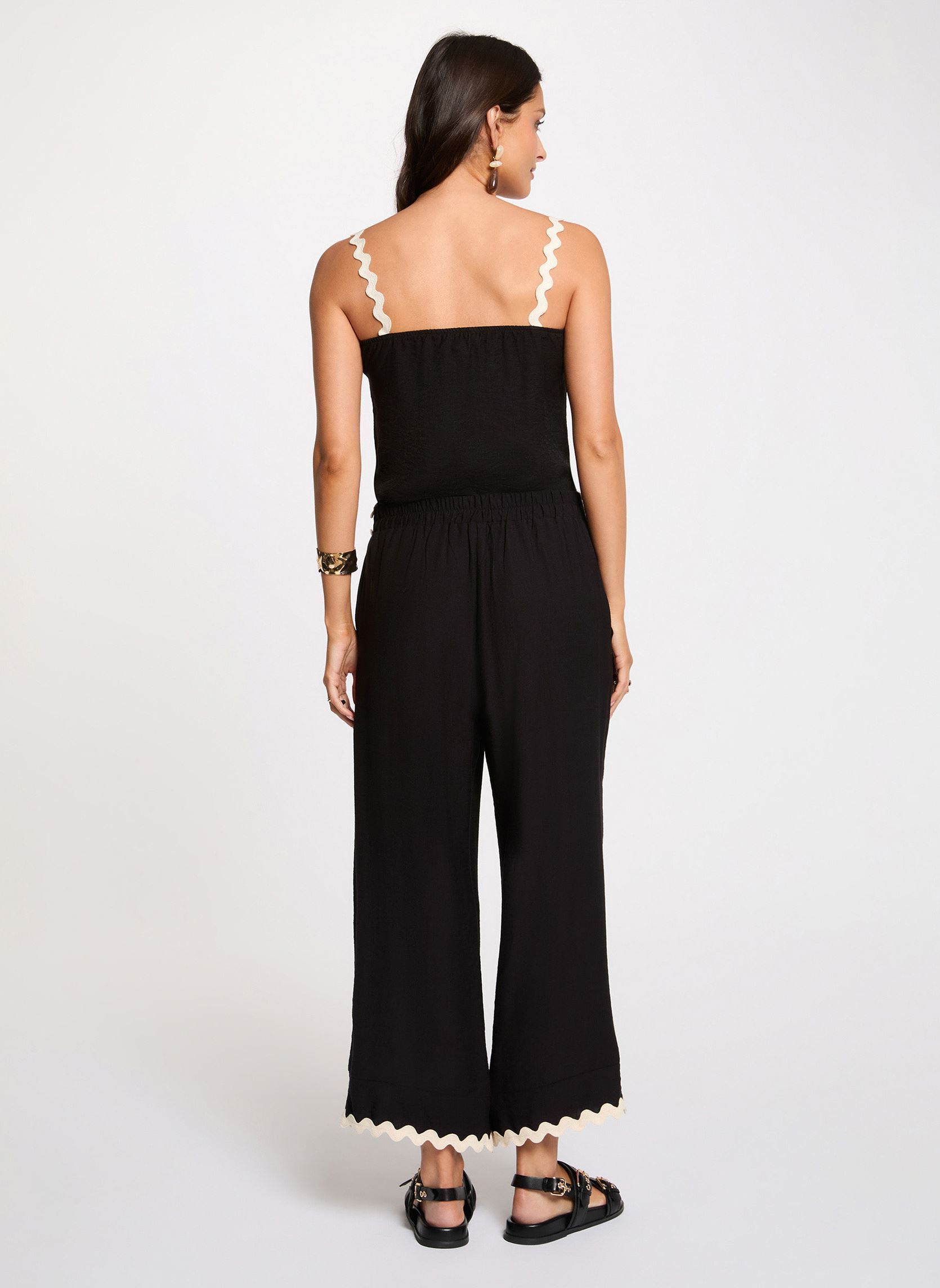 Pantalons larges 261-POPA femme noir Morgan Pantalons larges 261-POPA femme noir NOIR M