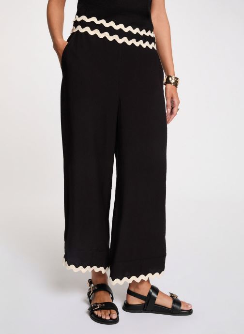 Morgan Pantalons larges 261-POPA femme noir