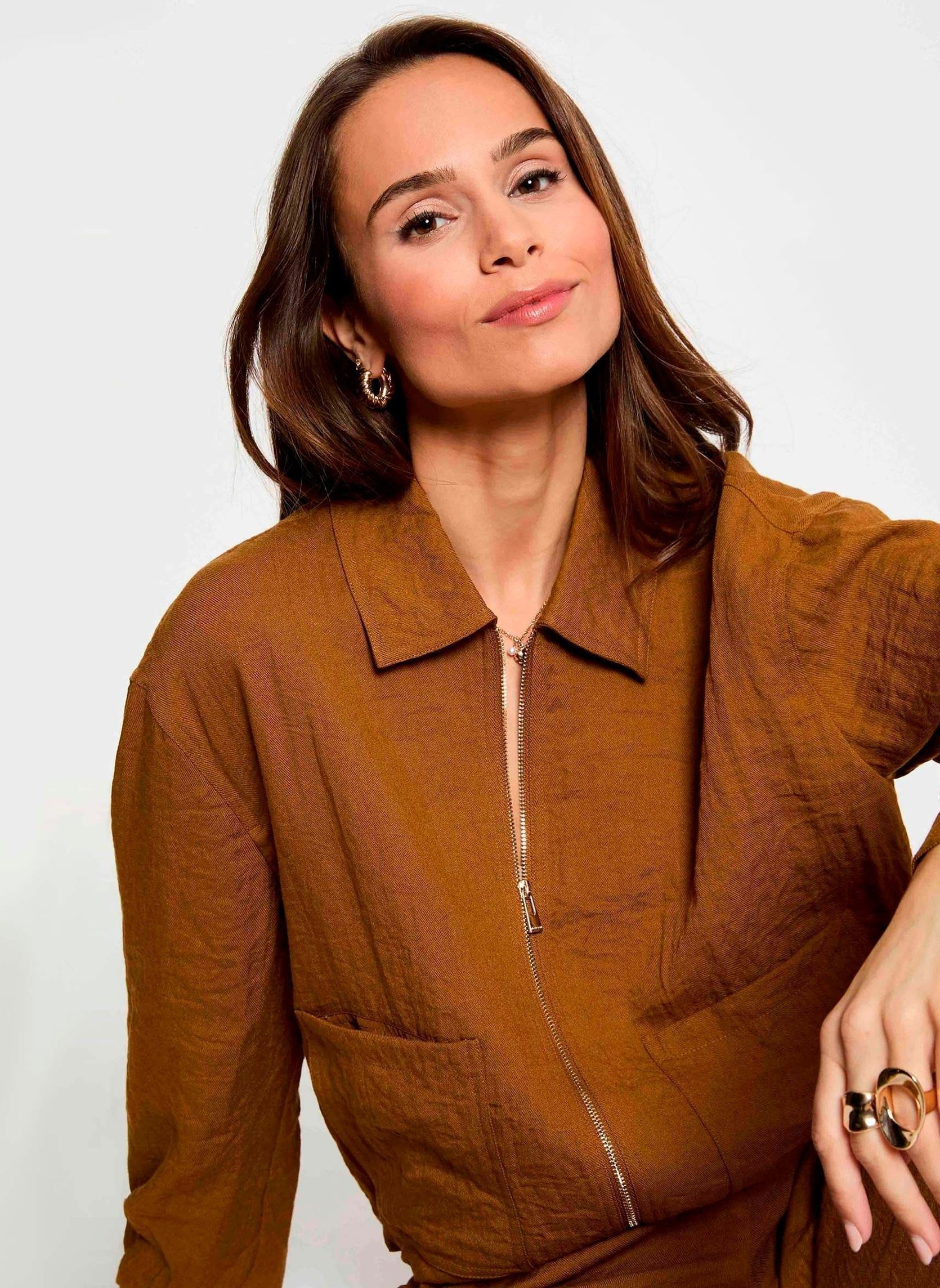 Vestes 261-VLEDA femme marron Morgan Vestes 261-VLEDA femme marron GOLDEN BROWN