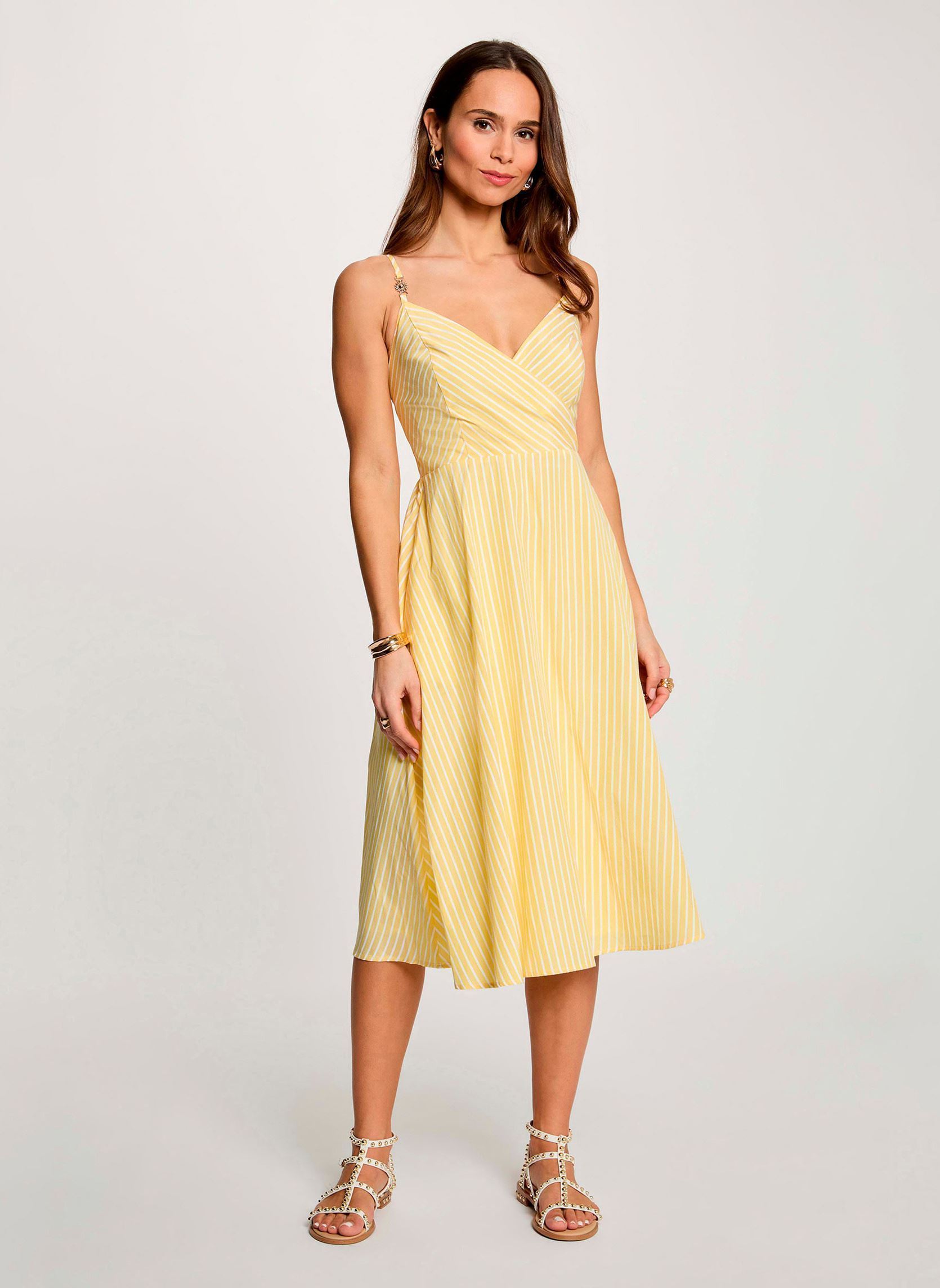 Kleider 261-RAYEE damen gelb Morgan Kleider 261-RAYEE damen gelb PALE BANANA