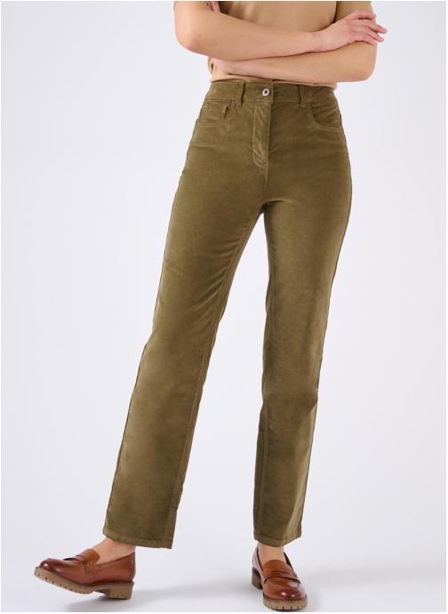 Damart Pantalons droit 83106 femme vert