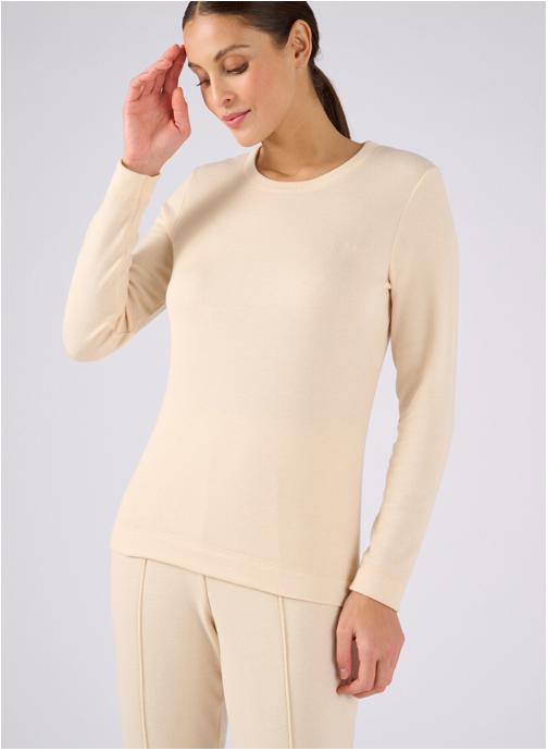 Damart Tee-shirts 80716 femme beige