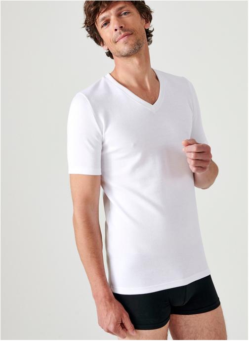 Damart Tee-shirts 37781 homme blanc
