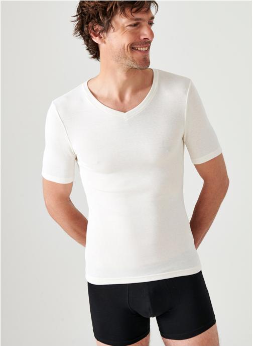 Damart Tee-shirts 69191 homme blanc