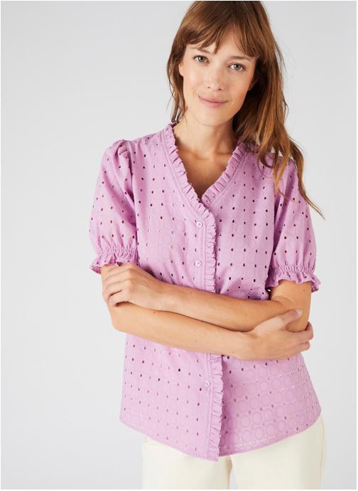 Damart Chemises 75205 femme violet