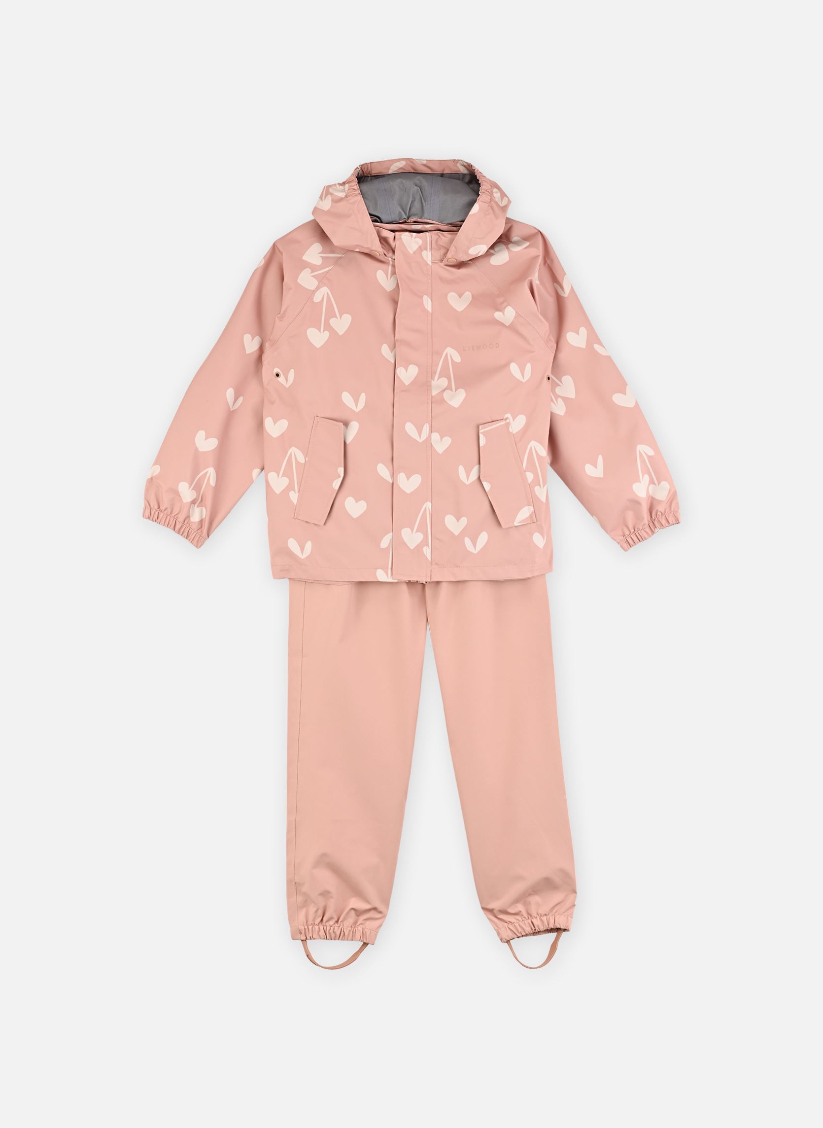 Vestes imperméables et coupe-vents Pedia Rainwear Set rose Liewood Vestes imperméables et coupe-vents Pedia Rainwear Set rose Sweethearts / Pale tuscany