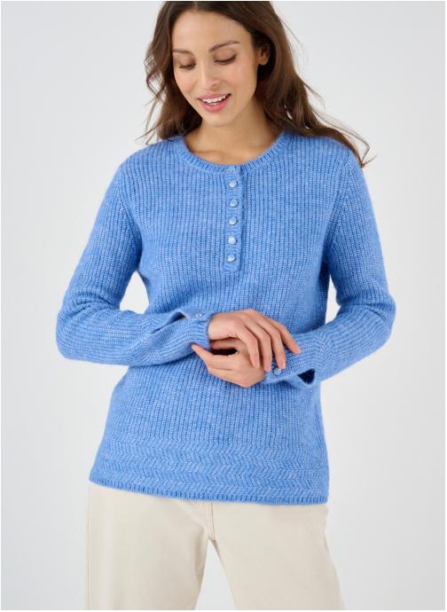 Damart Pulls 72332 femme bleu