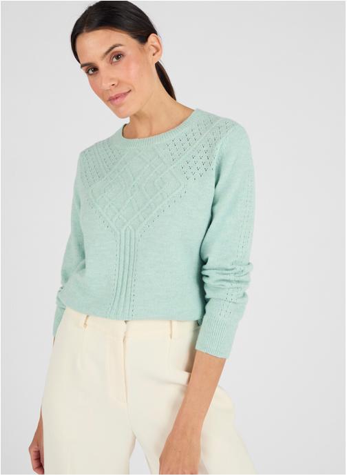 Damart Pulls 82973 femme vert