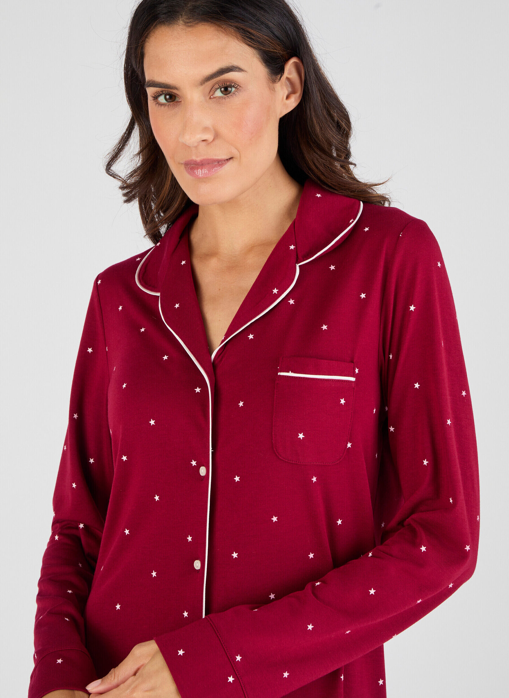 Nuisettes 83980 femme rouge Damart Nuisettes 83980 femme rouge Rouge