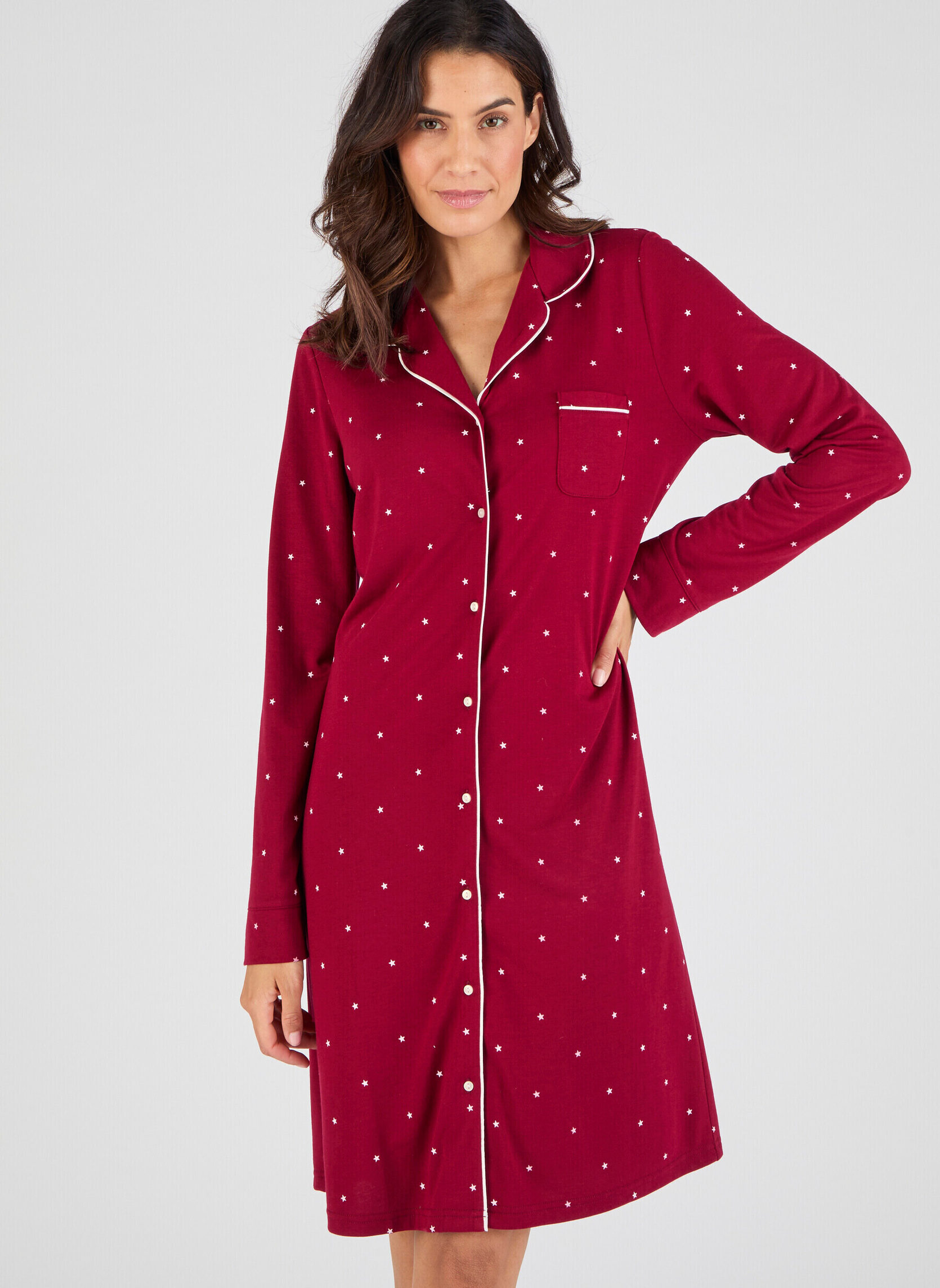 Nuisettes 83980 femme rouge Damart Nuisettes 83980 femme rouge Rouge