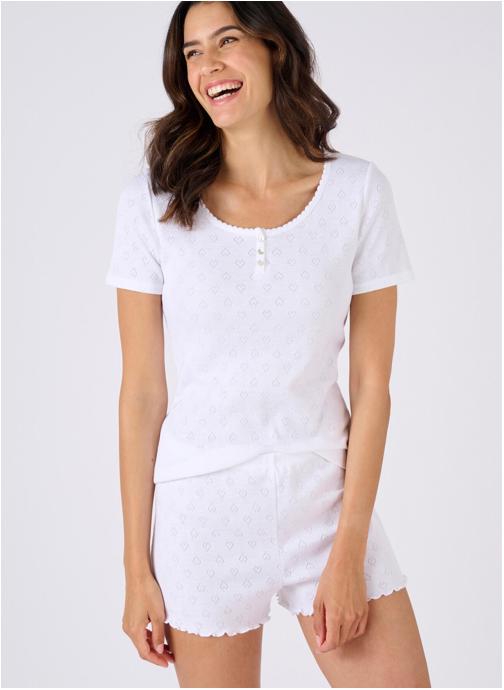Damart Tee-shirts 84811 femme blanc