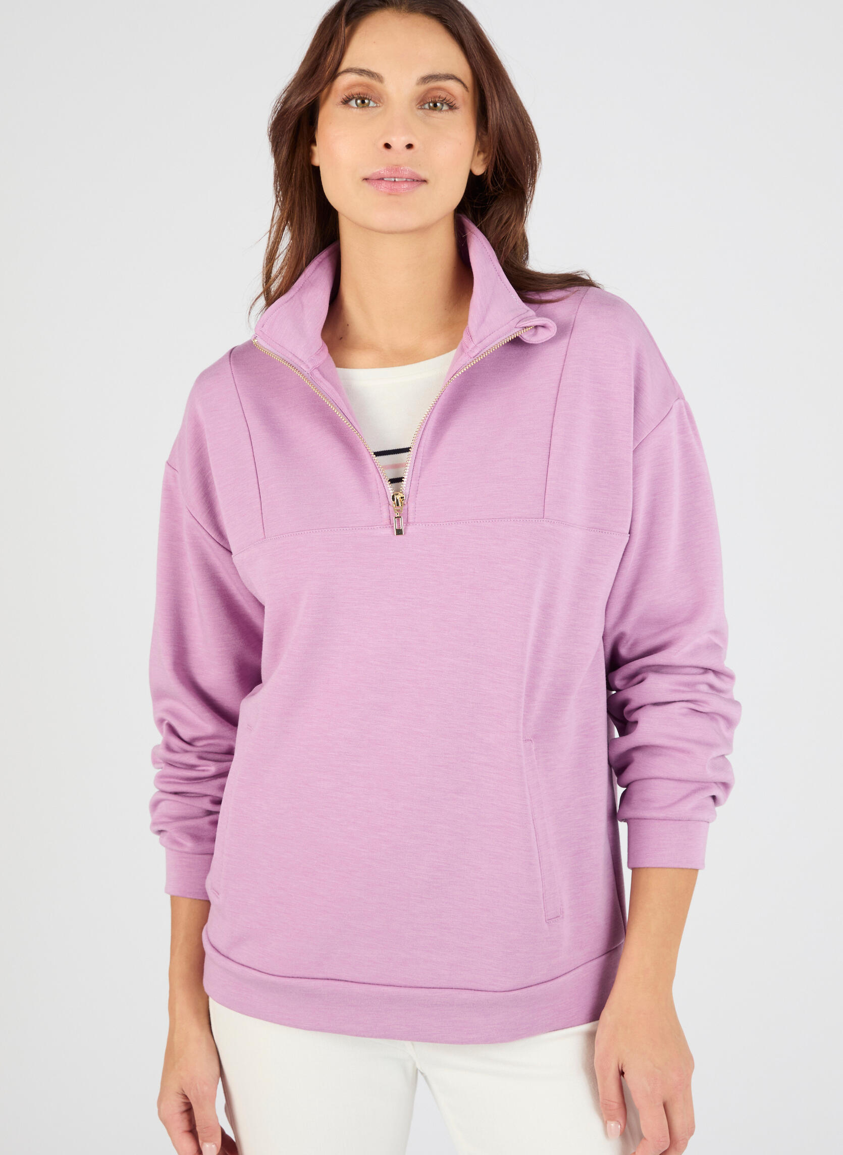 Sweats à capuche 83166 femme rose Damart Sweats à capuche 83166 femme rose Rose