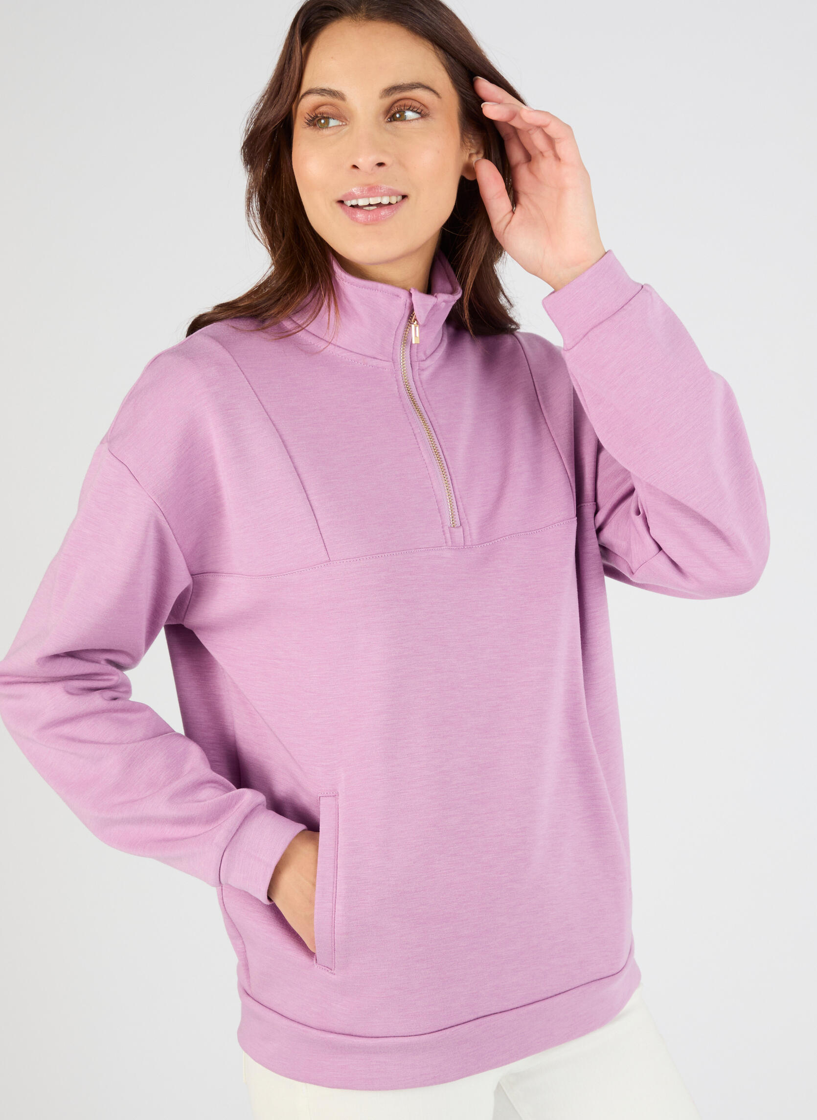 Sweats à capuche 83166 femme rose Damart Sweats à capuche 83166 femme rose Rose