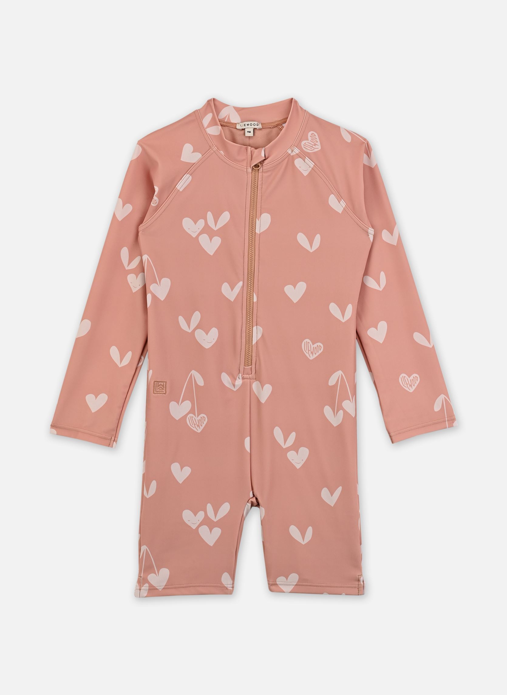 1 pièces Max Printed LS Swim Jumpsuit fille rose Liewood 1 pièces Max Printed LS Swim Jumpsuit fille rose Sweethearts / Pale tuscany