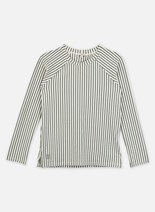 Liewood Einteiler Noah Seersucker Longsleeve Swim Tee mädchen blau