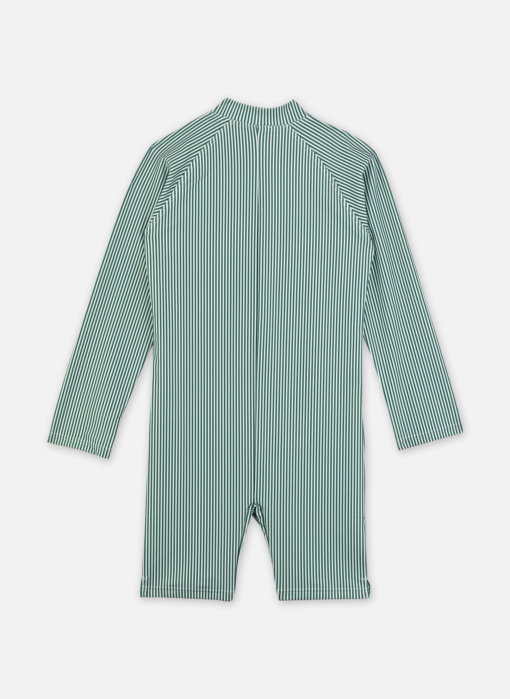 Einteiler Max Stripe LS Swim Jumpsuit mädchen grün Liewood Einteiler Max Stripe LS Swim Jumpsuit mädchen grün Bright garden / Creme de la cr