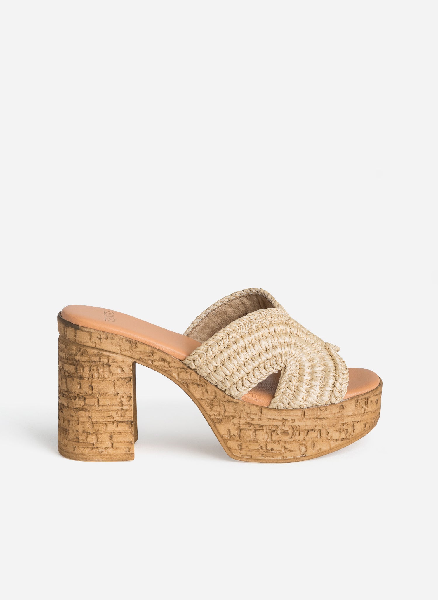 Sandales Mules FLORYDAY - Talon 2 Cm - Taille 38 Argenté - Cuir - Confortables