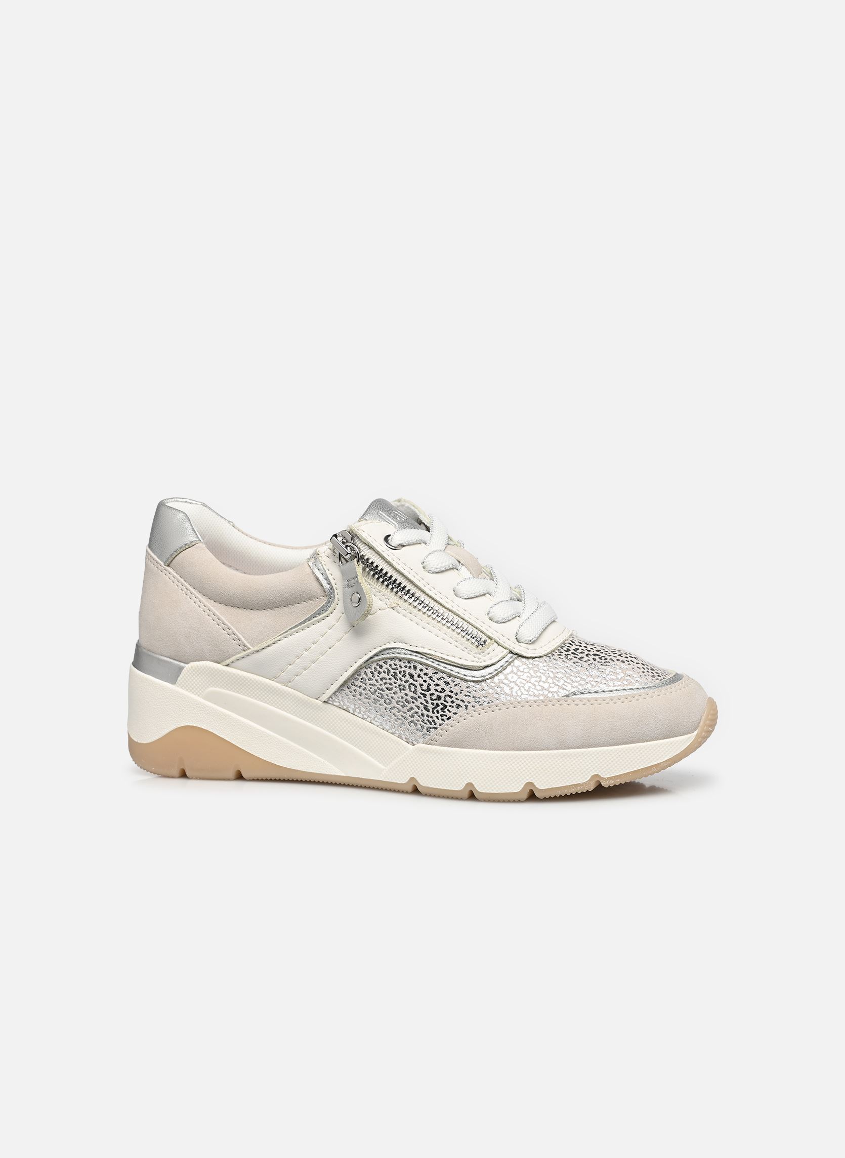Plateau-Sneaker 23768-46 damen weiß Jana shoes Plateau-Sneaker 23768-46 damen weiß WHITE/SILVER
