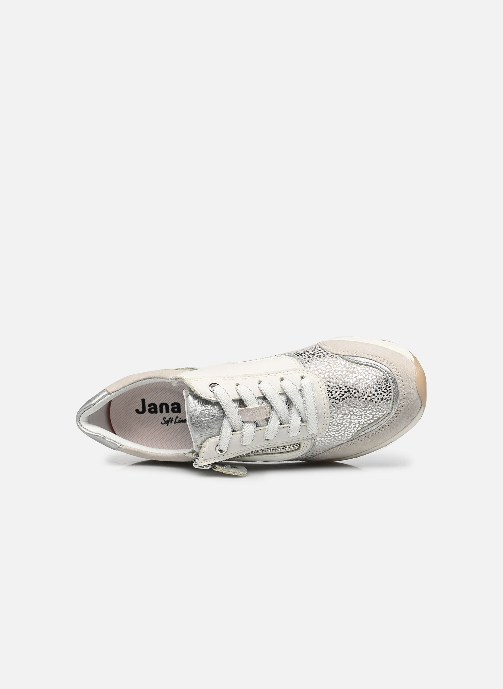 Plateau-Sneaker 23768-46 damen weiß Jana shoes Plateau-Sneaker 23768-46 damen weiß WHITE/SILVER