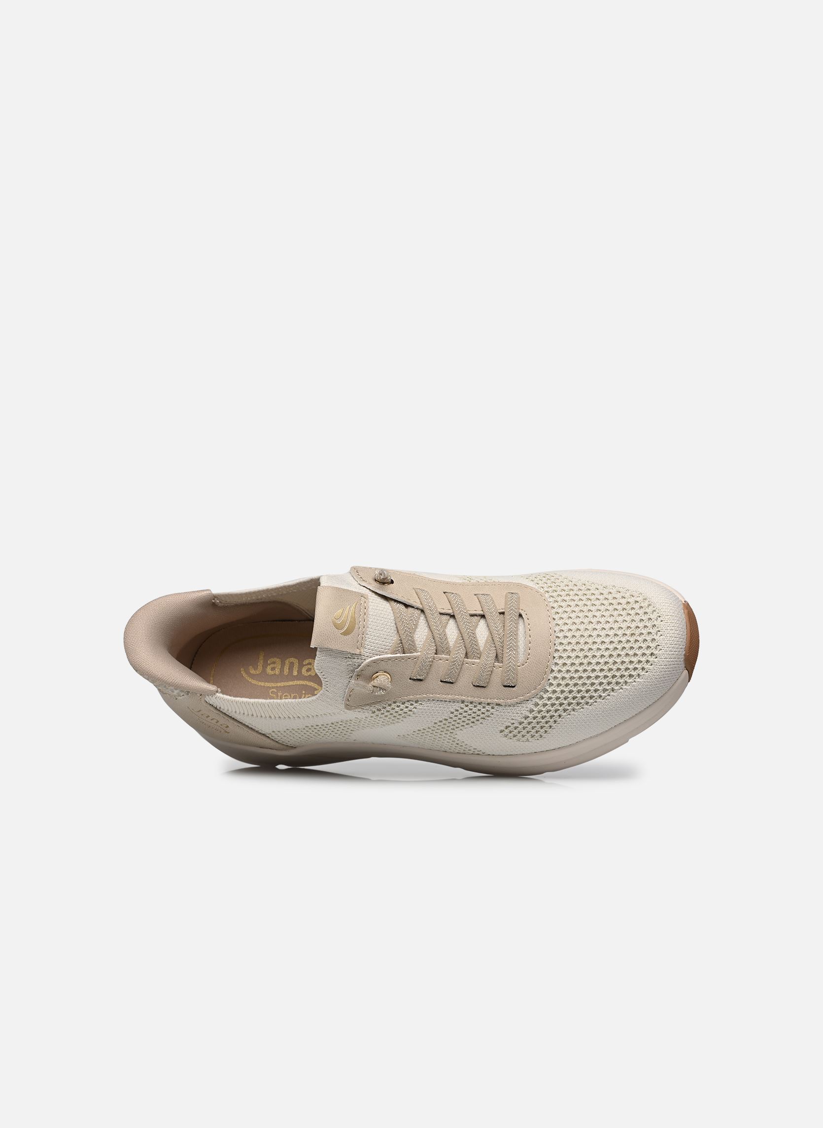 Sneakers basse 23777-46 donna beige Jana shoes Sneakers basse 23777-46 donna beige BEIGE/GOLD