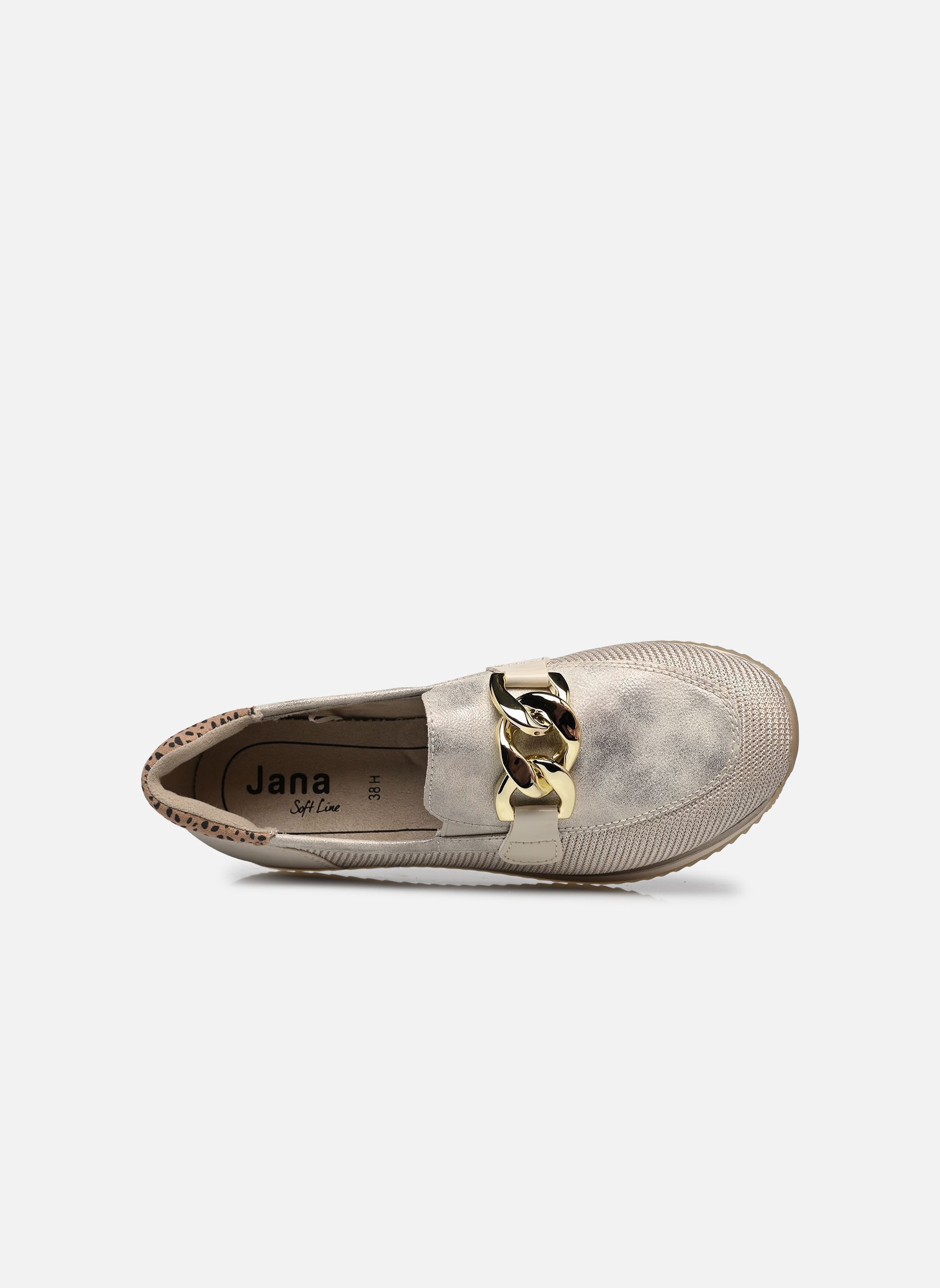 Loafer 24766-42 damen gold und bronze Jana shoes Loafer 24766-42 damen gold und bronze BEIGE/GOLD