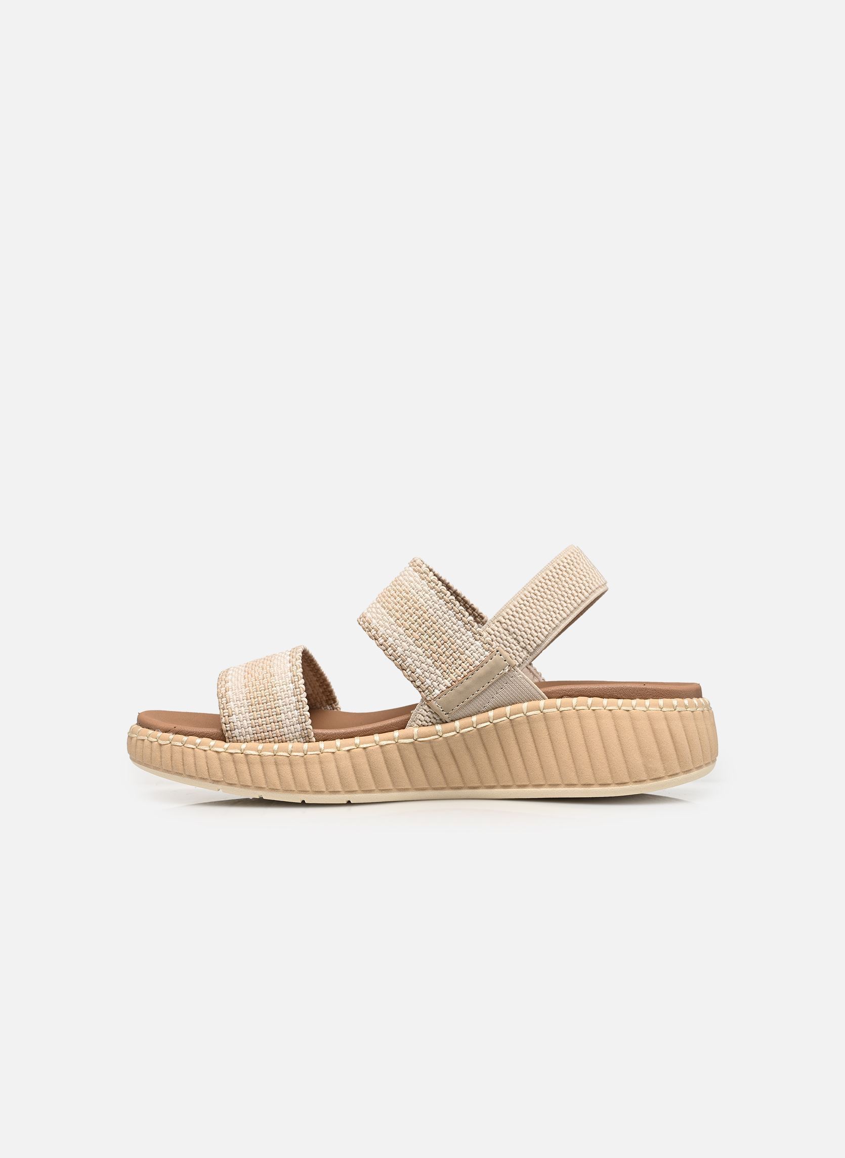 Sandales compensées et plateformes 28760-44 femme beige Jana shoes Sandales compensées et plateformes 28760-44 femme beige Beige comb