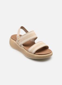 Sandales compensées et plateformes 28760-44 femme beige