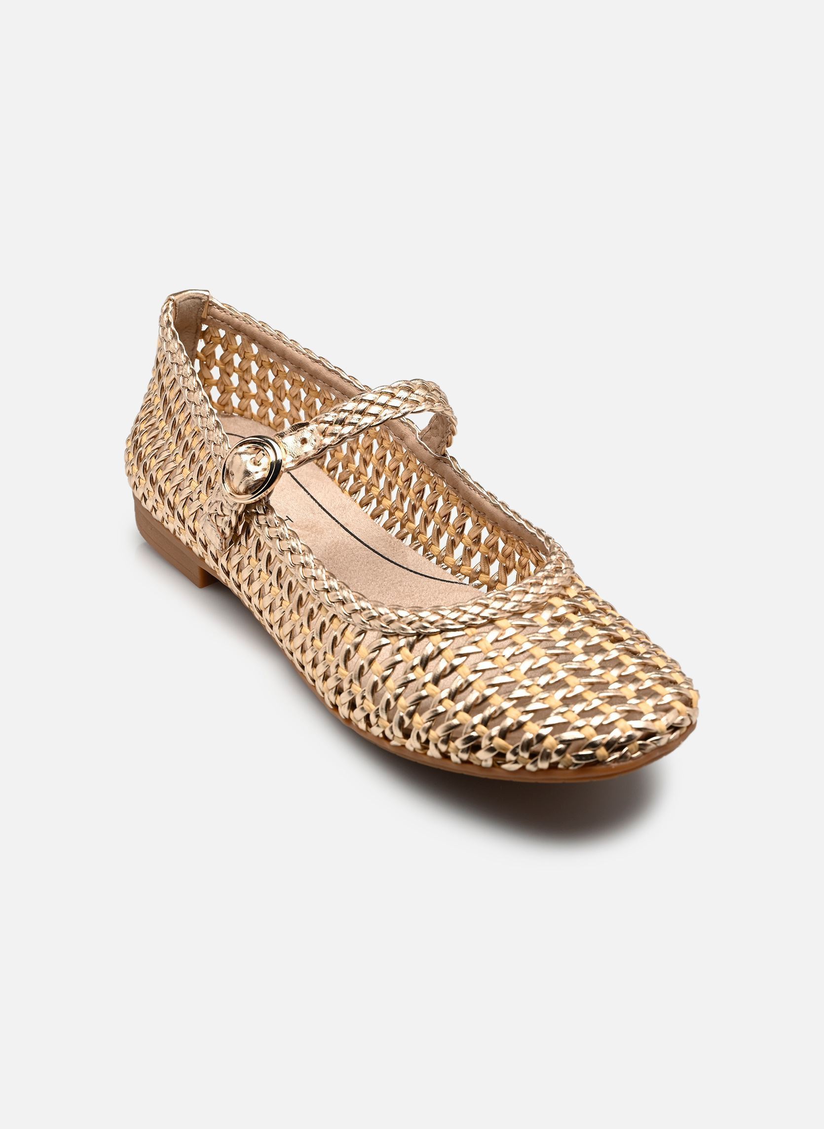 Babies 22161-46 femme or et bronze Jana shoes Babies 22161-46 femme or et bronze Champagner