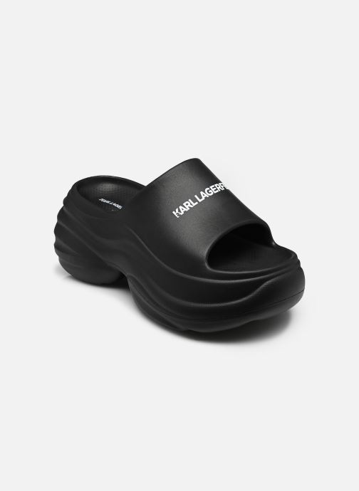 Karl Lagerfeld Strandsandalen KONTOUR SLIDE Karl Logo Slider damen schwarz
