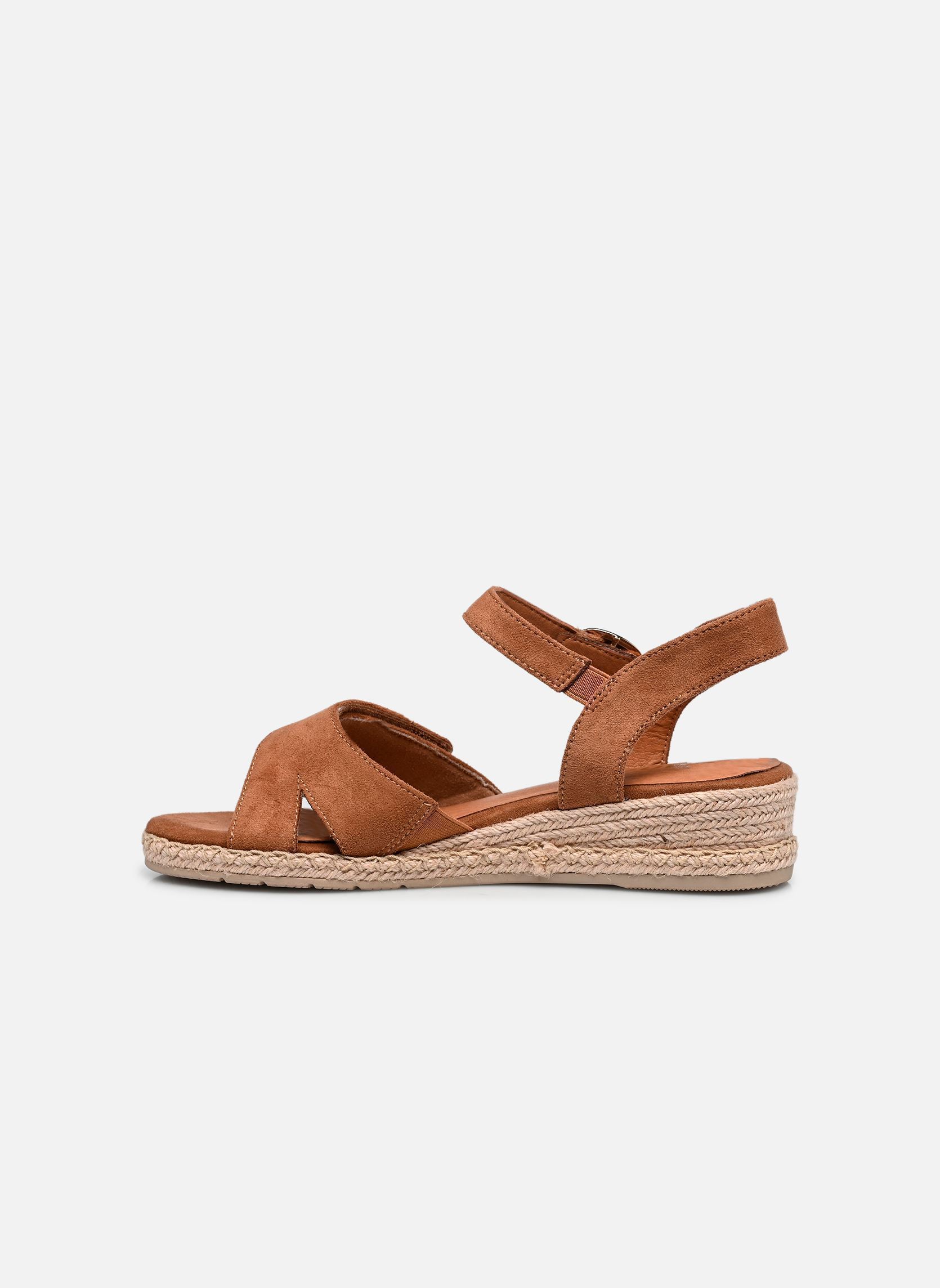 Keil- und Plateausandalen 28274-46 damen braun Jana shoes Keil- und Plateausandalen 28274-46 damen braun Cognac