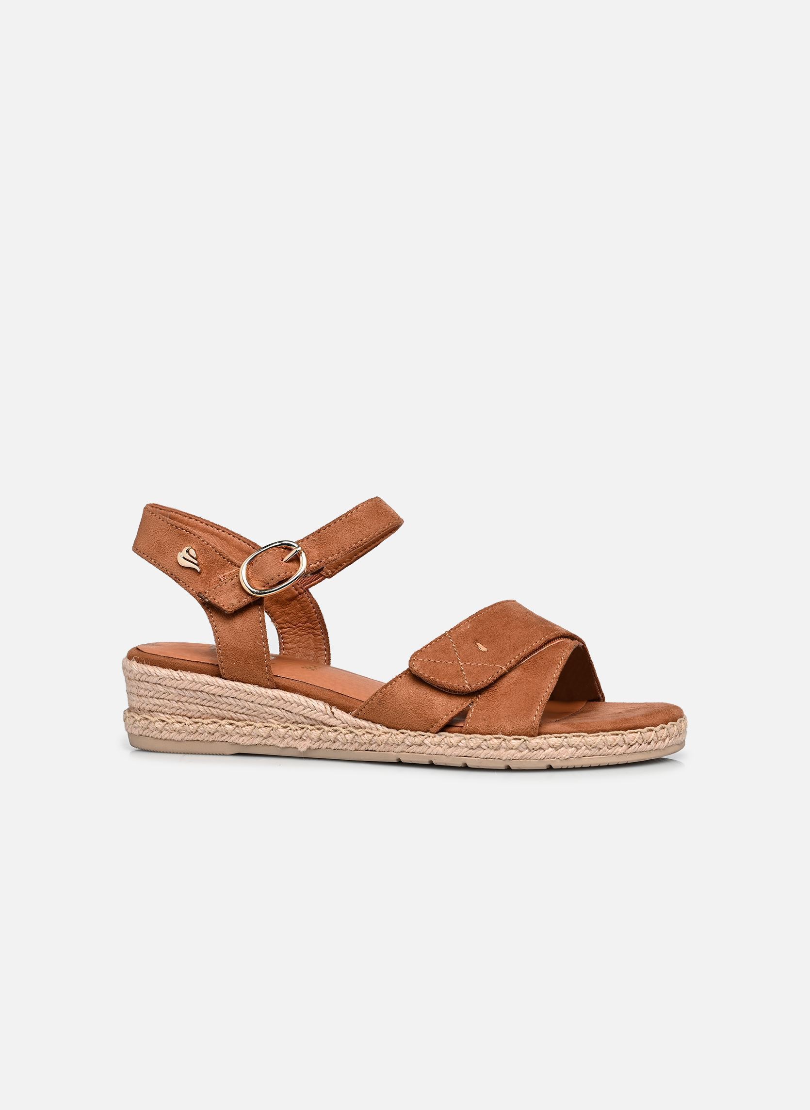 Keil- und Plateausandalen 28274-46 damen braun Jana shoes Keil- und Plateausandalen 28274-46 damen braun Cognac
