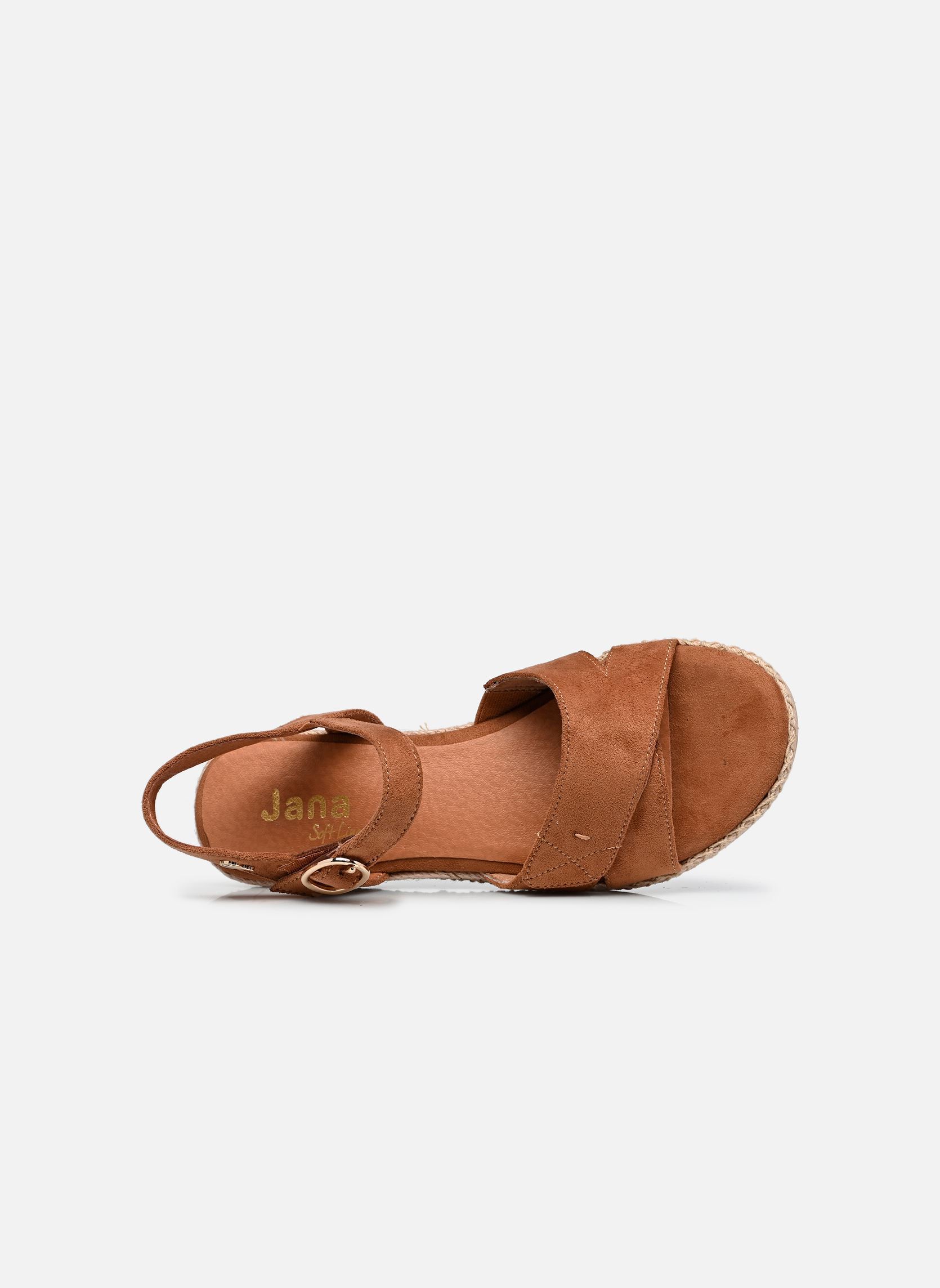 Keil- und Plateausandalen 28274-46 damen braun Jana shoes Keil- und Plateausandalen 28274-46 damen braun Cognac