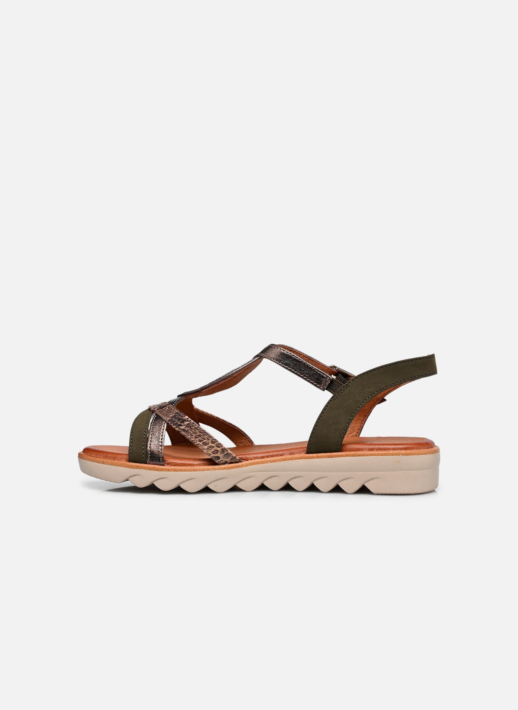Sandales compensées et plateformes 28278-46 femme vert Jana shoes Sandales compensées et plateformes 28278-46 femme vert Olive Comb