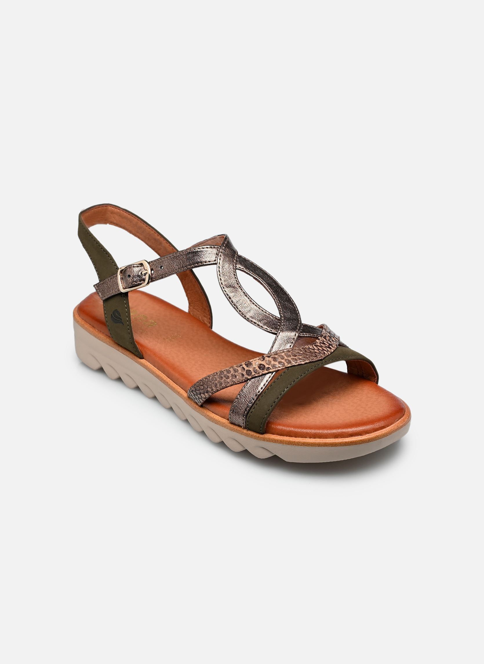 Sandales compensées et plateformes 28278-46 femme vert Jana shoes Sandales compensées et plateformes 28278-46 femme vert Olive Comb
