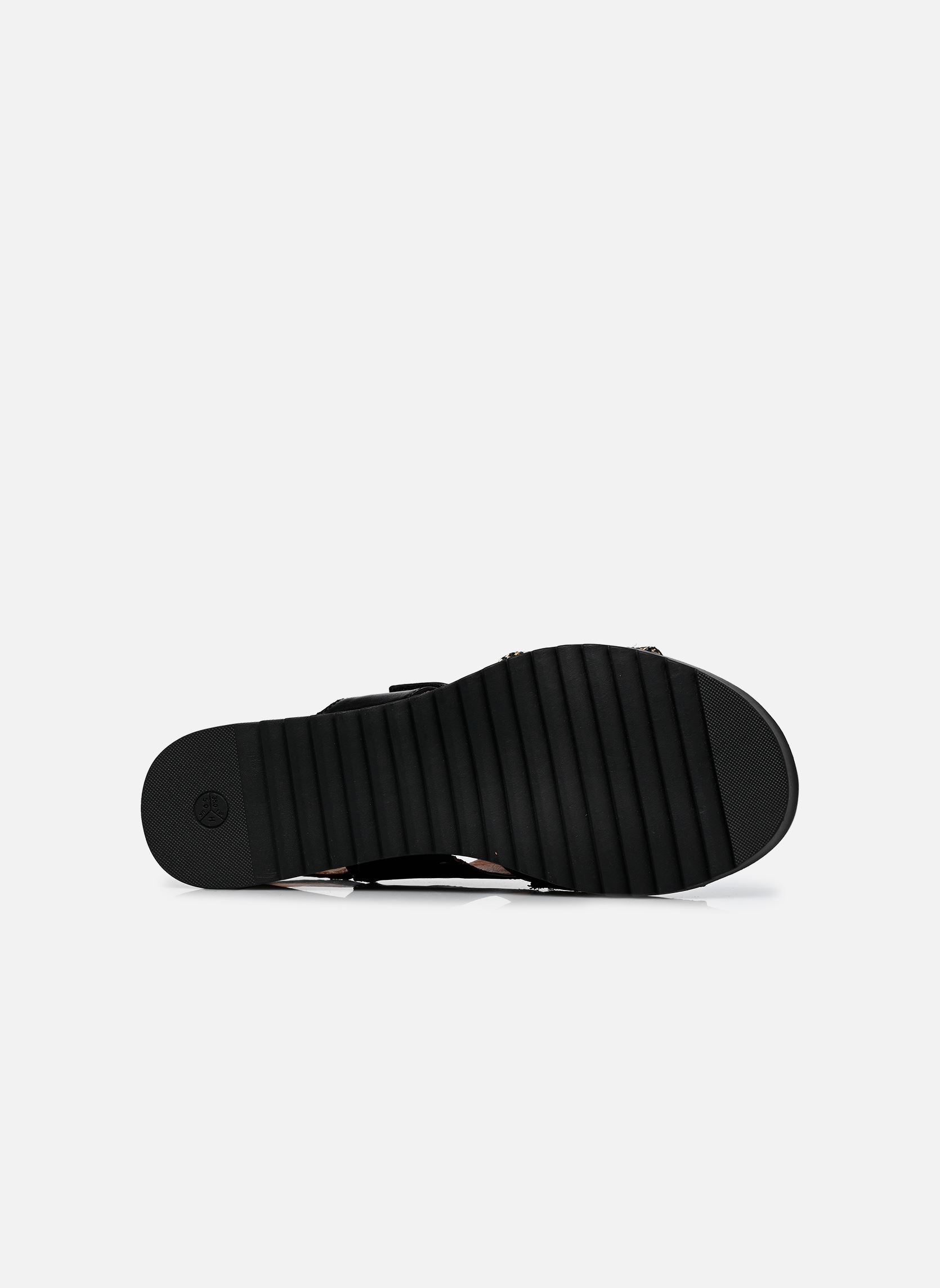 Sandales compensées et plateformes 28776-46 femme noir Jana shoes Sandales compensées et plateformes 28776-46 femme noir Black/Nature