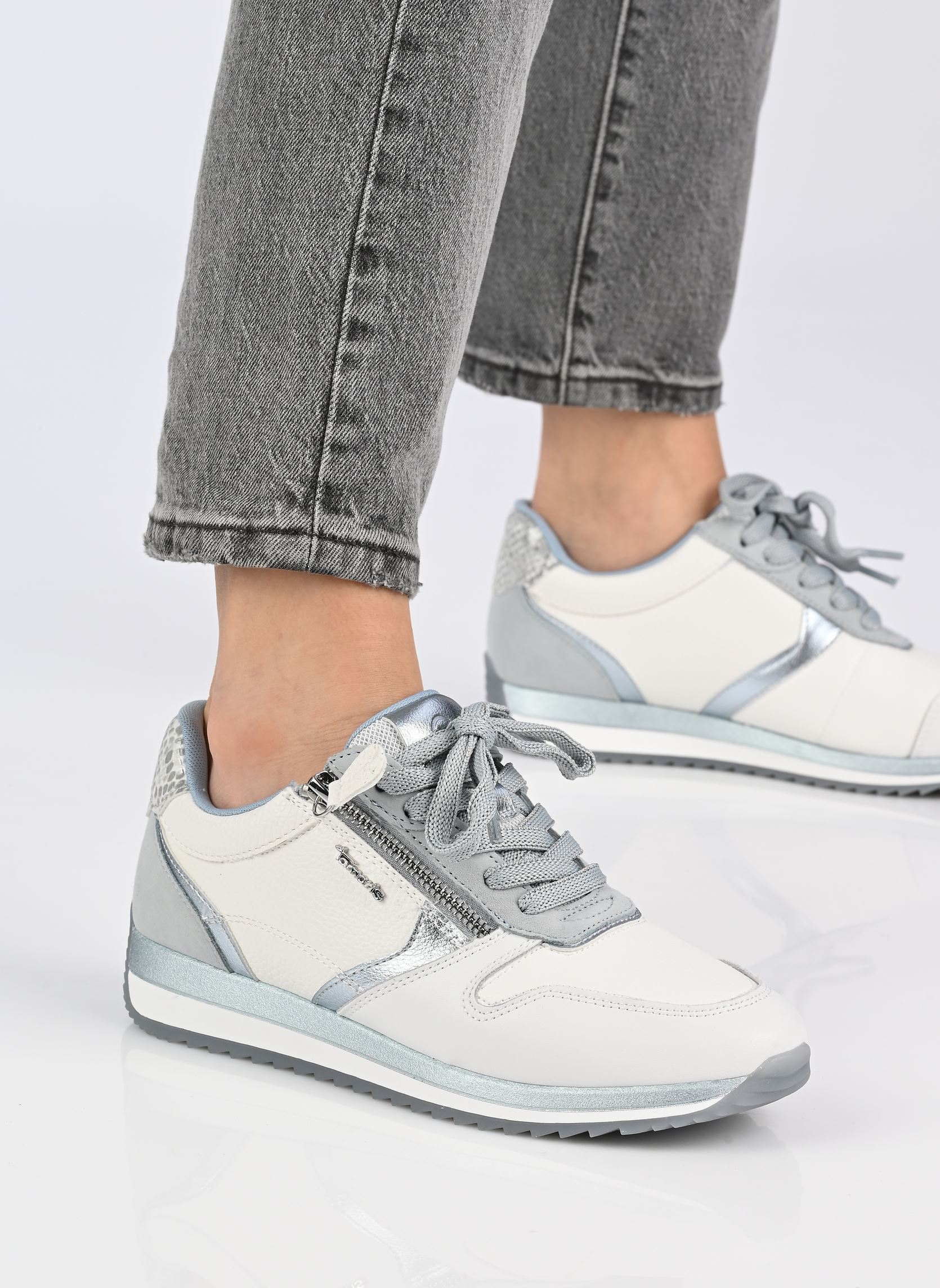 Niedrige Sneaker 83734-46 damen weiß Tamaris Comfort Niedrige Sneaker 83734-46 damen weiß White/blue