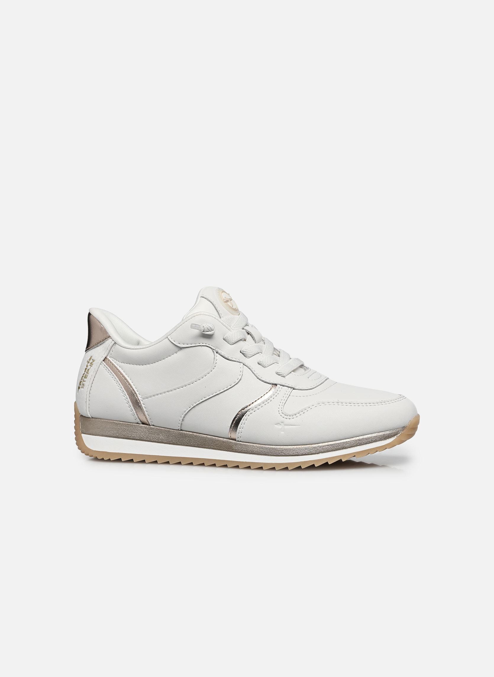 Niedrige Sneaker 83735-46 damen weiß Tamaris Comfort Niedrige Sneaker 83735-46 damen weiß White/gold