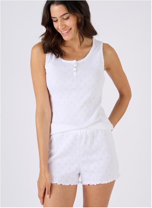 Damart Débardeurs 84810 femme blanc