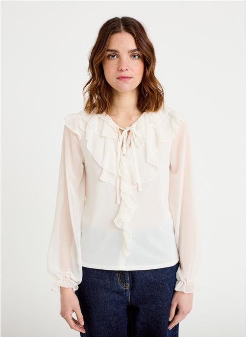 Cache Cache Blouses LBLOUVOLUNI femme blanc