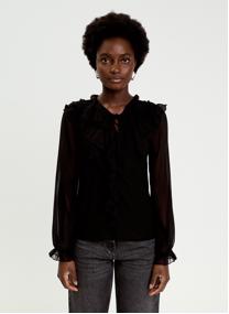 Blouses LBLOUVOLUNI femme noir Cache Cache Blouses LBLOUVOLUNI femme noir Noir