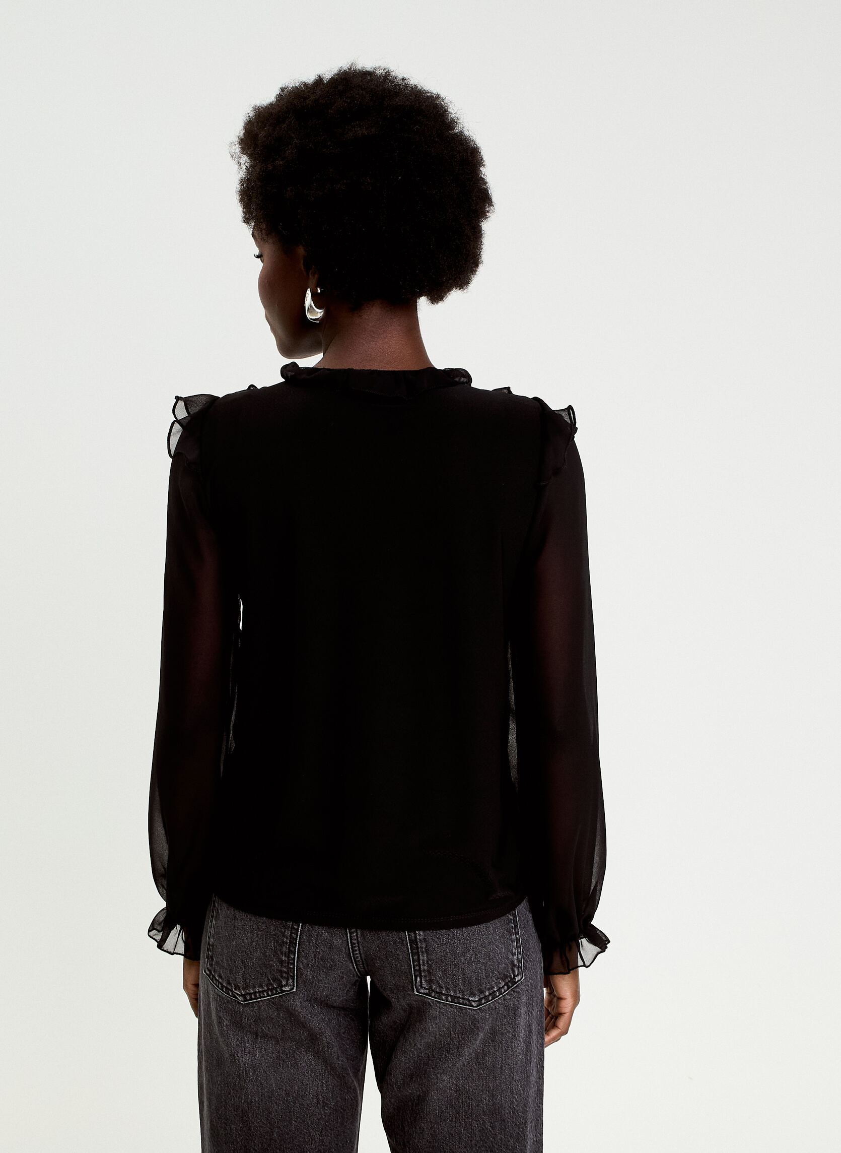 Blouses LBLOUVOLUNI femme noir Cache Cache Blouses LBLOUVOLUNI femme noir Noir