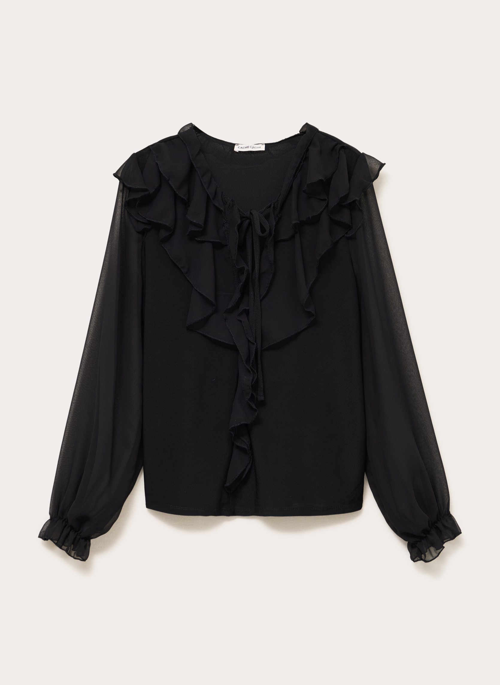 Blouses LBLOUVOLUNI femme noir Cache Cache Blouses LBLOUVOLUNI femme noir Noir