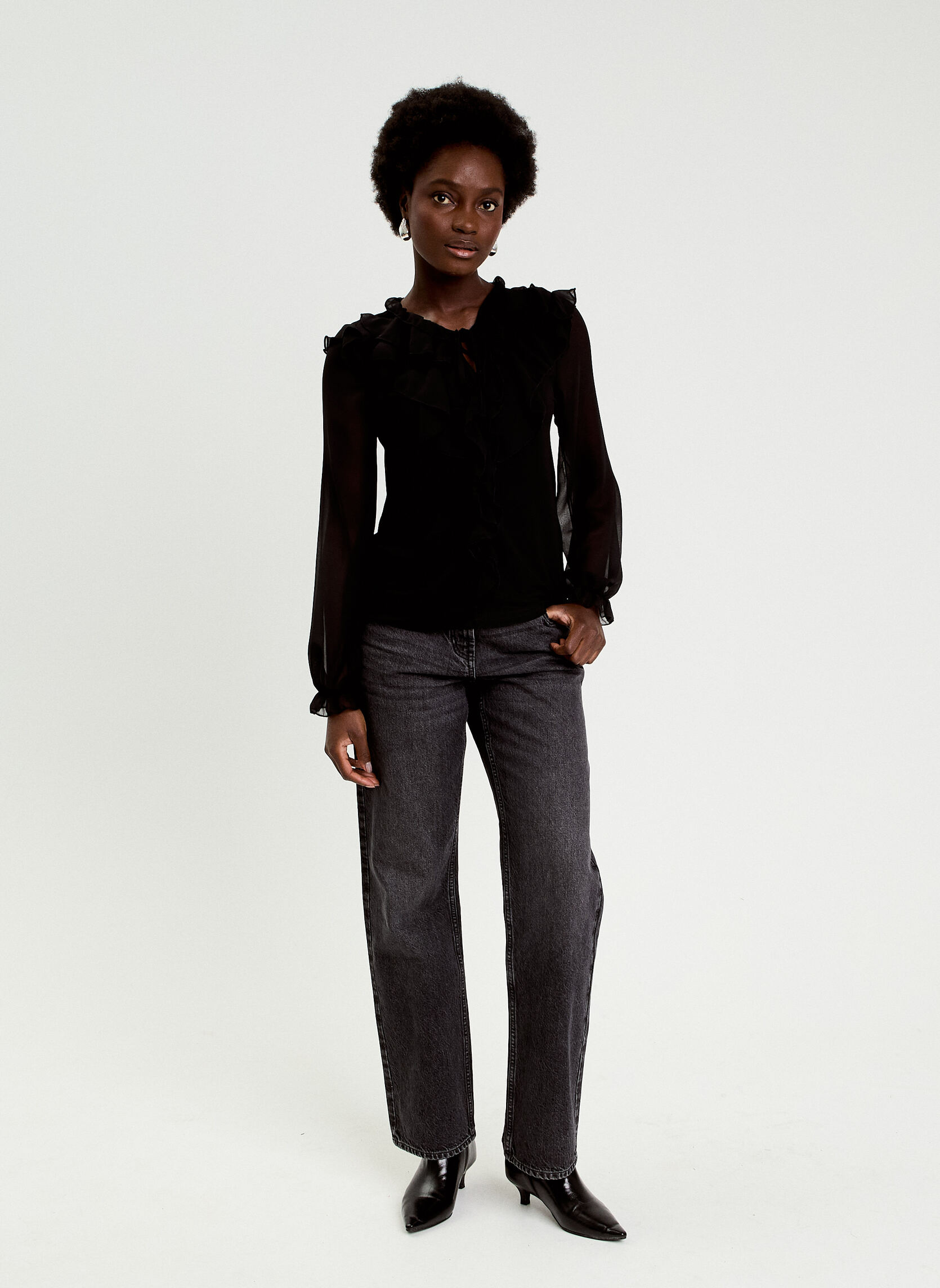 Blouses LBLOUVOLUNI femme noir Cache Cache Blouses LBLOUVOLUNI femme noir Noir