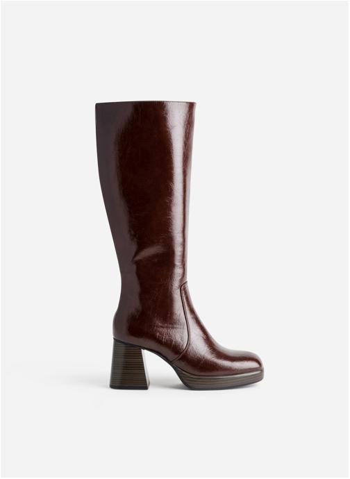 la botte cavalière en cuir camel Sartore